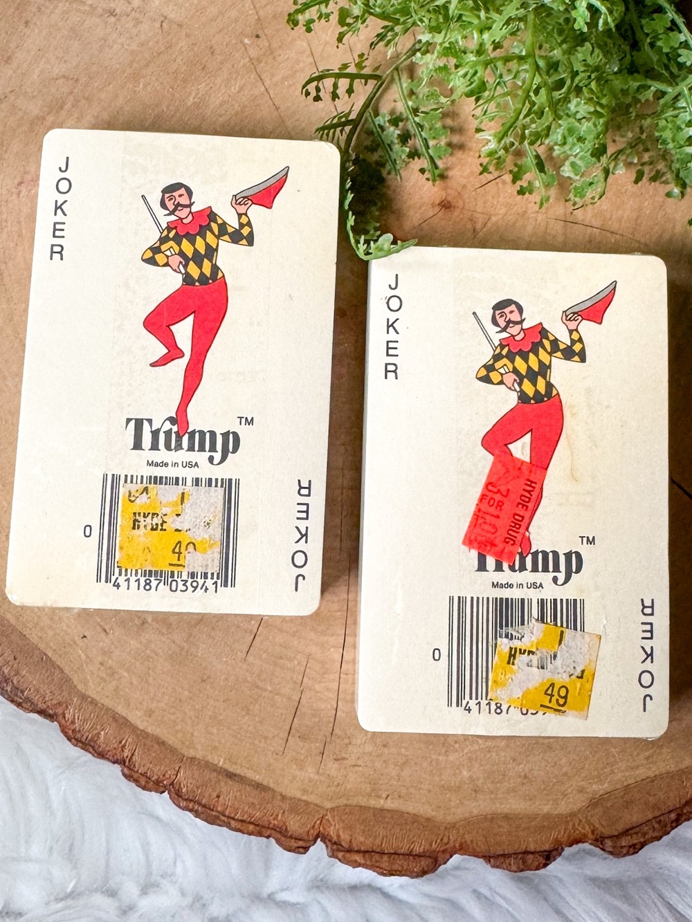 2 Packs Vintage Trump Seahorse Playing Cards USA New Old Stock! - Picture 2 of 2